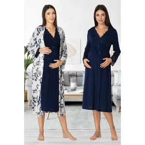 Effortt Sabahlıklı Lohusa Gecelik Takım