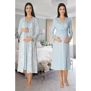 Effortt Sabahlıklı Lohusa Gecelik Takım