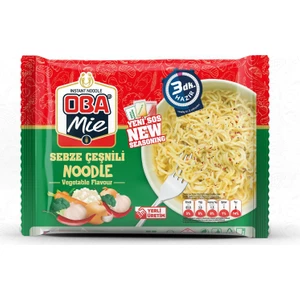 Mie Noodle Hazır Makarna Sebzeli 75 gr x 20 (5 Adet Çaykur Altın Süzen Poşet Bardak Çay)