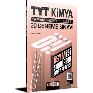 Öğrenci Işi Yayınlar TYT Kimya Tamamı Video Çözümlü 30 Deneme Sınavı - Ahmet Ünal