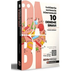 Benim Hocam Yayınları 2021 ÖABT Ilköğretim Matematik Öğretmenliği Tamamı Çözümlü 10 Fasikül Deneme Sınavı