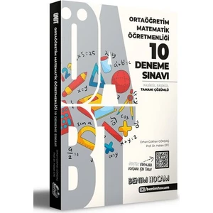 Benim Hocam Yayınları 2021 ÖABT Ortaöğretim Matematik Öğretmenliği Tamamı Çözümlü 10 Fasikül Deneme Sınavı