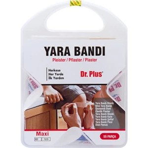 Dr. Plus Ilk Yardım & Bakım Seti Yara Bandı 55 Parça