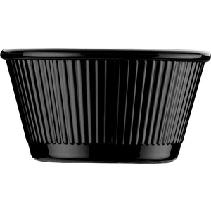 Bora Plastik Pc Sos Kabı Yuvarlak No:2 Siyah
