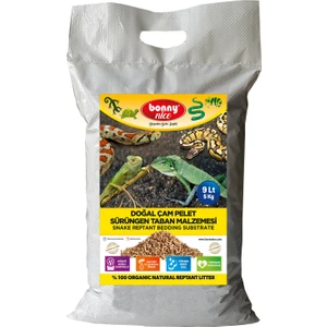 Bonny Nice Doğal Çam Pellet Sürüngen Taban Malzemesi 5 kg 10 L
