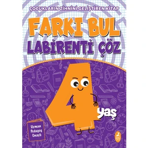 Farkı Bul Labirenti Çöz 4 Yaş - Ercan Portakal