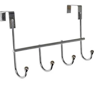 Kapı Arkası Askılık 4 Kancalı Metal