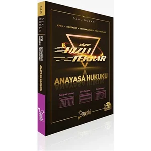 Yetki Yayınları Süper Hızlı Tekrar Anayasa