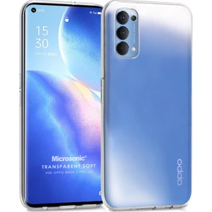Oppo Reno 5 Pro 5g Kılıf Transparent Soft Beyaz
