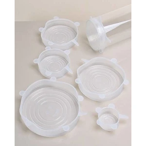 Tazeliği Koruyan 6'lı Silikon Strech Kapaklar