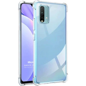 Xiaomi Redmi Note 9 4g Kılıf Shock Absorbing Şeffaf