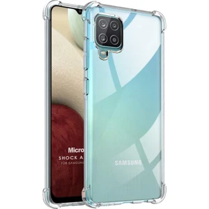 Samsung Galaxy A12 Kılıf Shock Absorbing Şeffaf