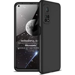 Xiaomi Mi 10T Kılıf Double Dip 360 Protective Siyah