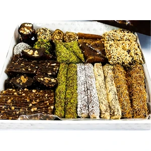Bir Salkım Gümüşhane' Den Gold Paket Pestil Cevizli Sucuk Ballı Pestil Muska 1 kg