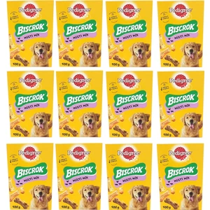 Biscrok Multi Mix Köpek Ödül Bisküvisi 500 gr 12 Adet