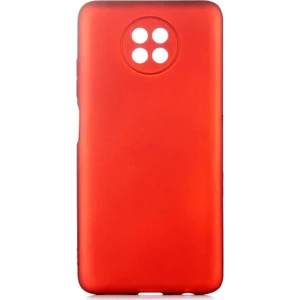 Xiaomi Redmi Note 9t Kılıf Mat Soft Premier Silikon Kırmızı