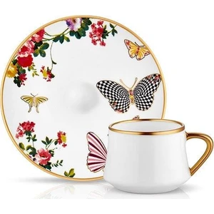 Sufi Türk Kahve Seti 6 Lı Mariposa
