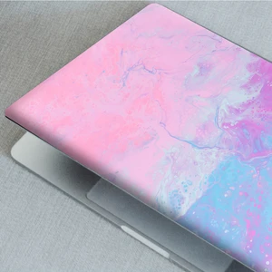 Pembe Ebruli Notebook - Laptop Sticker Kaplama