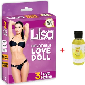 Lisa 3 Işlevli Şişme Bebek Kadın Manken + 100 ml Kaydırıcı  Jel