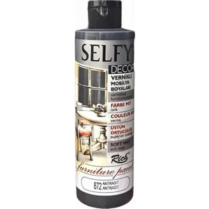Selfy Decor Vernikli Boya 240 cc - Antrasit 872