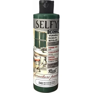 Selfy Decor Vernikli Boya 240 cc - Amsterdam Green 848
