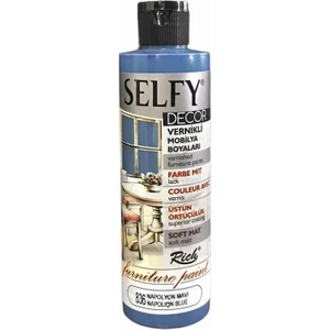 Selfy Decor Vernikli Boya 240 cc - Napolyon Mavi 836