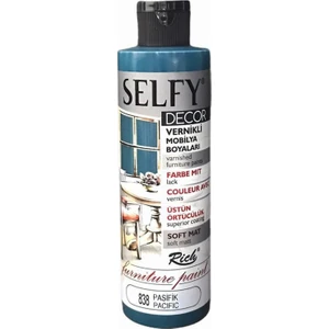 Selfy Decor Vernikli Boya 240 cc - Pasifik 838