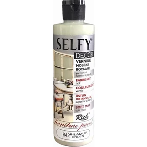 Selfy Decor Vernikli Boya 240 cc - Ihlamur 842
