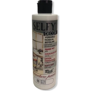 Selfy Decor Vernikli Boya 240 cc - Beyaz 800