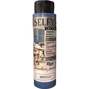 Selfy Decor Vernikli Boya 500 cc - Napolyon Mavi 5836