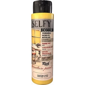 Selfy Decor Vernikli Boya 500 cc - Roma Sarısı 5808