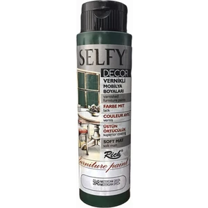 Selfy Decor Vernikli Boya 500 cc - Amsterdam Green 5848