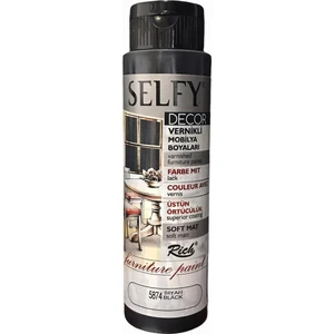 Selfy Decor Vernikli Boya 500 cc - Siyah 5874