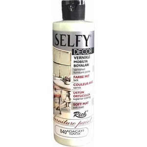 Selfy Decor Vernikli Boya 240 cc - Adaçayı 840