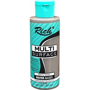 Multi Surface Her Yüzey Için Akrilik Boya 120 cc - Retro Siyah 2316