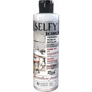 Selfy Decor Vernikli Boya 240 cc - Country Grey 864