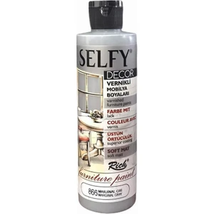 Selfy Decor Vernikli Boya 240 cc - Marjinal Gri 866