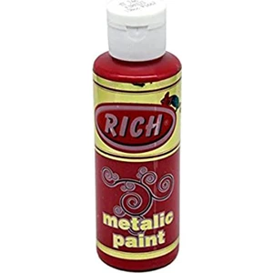 Metalik Akrilik Boya 120 cc N:746 Kırmızı