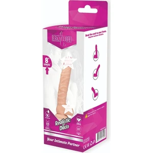 20 cm Boyunda Ten Dokusu Gerçekçi Yumuşak Realistik Vantuzlu Dildo Penis