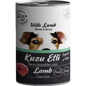 Eco Natura Pet Puppy Kuzu Etli Yavru Köpek Konservesi 400 gr