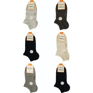 12 Adet Dündar Plus Modal Kadın Patik Çorap