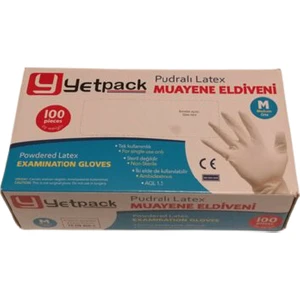 Pudralı Latex Medium Eldiven