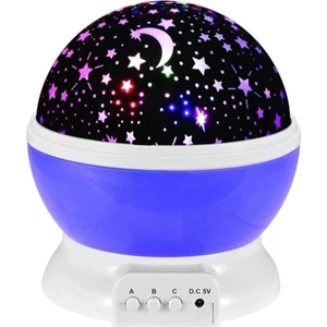 Star Global Dönen Projeksiyon Gece Lambası Star Master Ay Yıldız Duvar LED