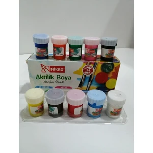 Ab-10 Akrilik Yıkanabilir Boya 15 ml 10 Renk