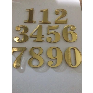 5 cm Altın Sarı NO:12345678910