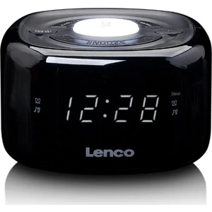 CR-12BK Stereo Saatli Radyo Çift Alarmlı Gece Lambalı Çalar Saat