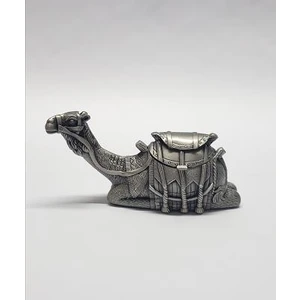 Dekoratif Deve Tasarım Metal Bronz Mücevher Kutusu Biblo