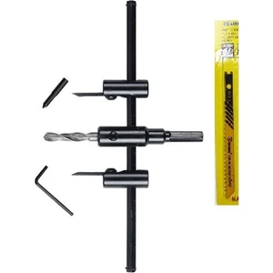 Makro Yapı Ayarlı Panç Delik Açma Testeresi Panç Seti 30-120 mm