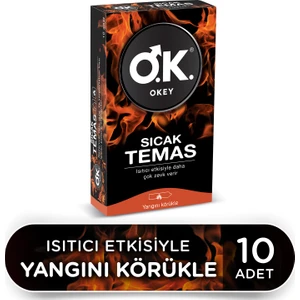 Sıcak Temas Prezervatif 10'lu