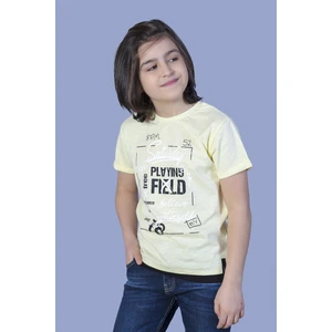 Erkek Çocuk Etek Garnili T-Shirt